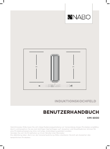 Bedienungsanleitung NABO KMI 8000 Kochfeld