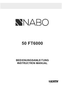 Bedienungsanleitung NABO 50 FT6000 LED fernseher