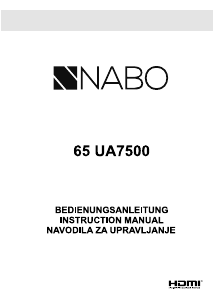 Priročnik NABO 65 UA7500 LED-televizor