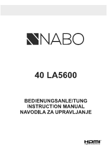 Priročnik NABO 40 LA5600 LED-televizor