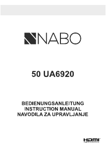 Bedienungsanleitung NABO 50 UA6920 LED fernseher