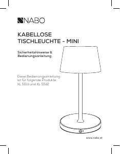 Bedienungsanleitung NABO XL 5512 Leuchte