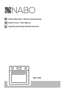 Handleiding NABO EBO 7595 Oven