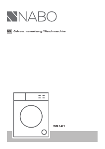Bedienungsanleitung NABO WM 1471 Waschmaschine