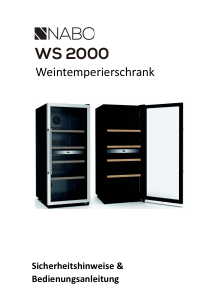 Bedienungsanleitung NABO WS 2000 Weinklimaschrank