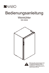 Bedienungsanleitung NABO WS 9636 Weinklimaschrank