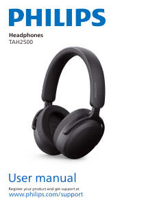 Bruksanvisning Philips TAH2500BK Hörlurar