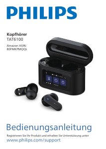 Bedienungsanleitung Philips TAT6100BK Kopfhörer