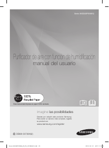 Manual de uso Samsung AX034EPXAWQ/CH Purificador de aire