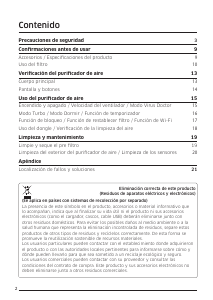 Manual de uso Samsung AX60K5050WD/ZS Purificador de aire