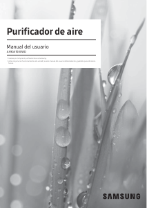 Manual de uso Samsung AX90A7080WD/ZS Purificador de aire