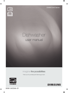 Manual Samsung DW80CG4021SRAA Dishwasher