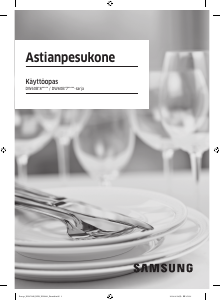 Käyttöohje Samsung DW60BG850UB1EE Astianpesukone
