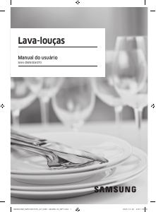 Manual Samsung DW50C6070FS/AZ Máquina de lavar louça