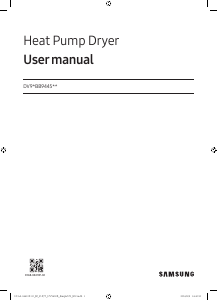 Manual Samsung DV90BB9445GB Dryer