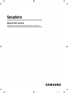 Manual de uso Samsung DVE24A5370W/AP Secadora