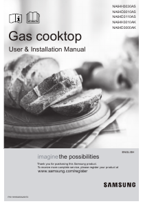 Manual Samsung NA64D3010AS Hob