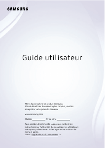 Mode d’emploi Samsung UA55U8050FU Téléviseur LED