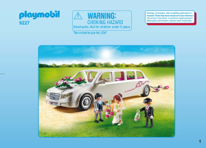 Manuál Playmobil set 9227 Wedding Svatební limuzína