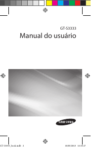 Manual Samsung GT-S3333 Telefone celular