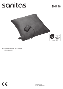 Mode d’emploi Sanitas SHK 78 Coussin chauffant