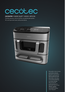 Mode d’emploi Cecotec Cecofry FoodCourt 18000 4Pizza + Friteuse