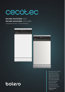 Εγχειρίδιο Cecotec Bolero Aguazero 4350 Πλυντήριο πιάτων