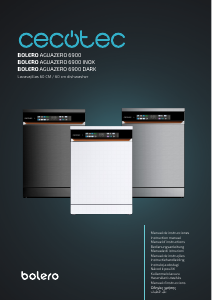 Kullanım kılavuzu Cecotec Bolero Aguazero 6900 Dark Bulaşık makinesi