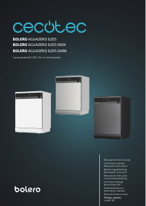 Manuál Cecotec Bolero Aguazero 6205 Dark Myčka na nádobí