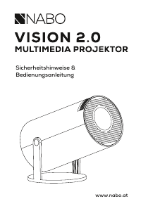 Bedienungsanleitung NABO Vision 2 Projektor