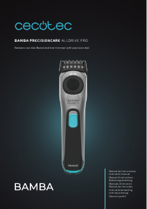 Manual de uso Cecotec PrecisionCare AllDrive Pro Cortapelos