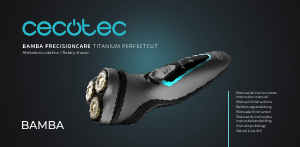 Manual de uso Cecotec PrecisionCare Titanium PerfectCut Cortapelos