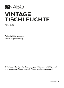 Bedienungsanleitung NABO XLO 100 Leuchte