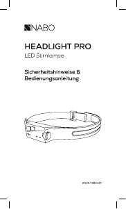 Bedienungsanleitung NABO Headlight Pro Taschenlampe