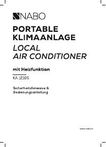 Bedienungsanleitung NABO KA 12105 Klimagerät