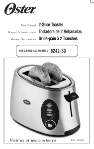 Manual Oster 6242-33 Toaster