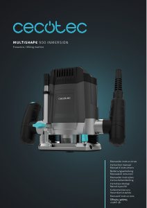Manuál Cecotec MultiShape 900 Inmersion Horní frézka