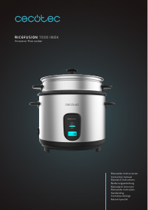 Instrukcja Cecotec RiceFusion 7000 Inox Kuchenka ryżu