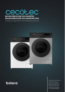 Manuale Cecotec Bolero DressCode 9155 Inverter Steel Lavatrice