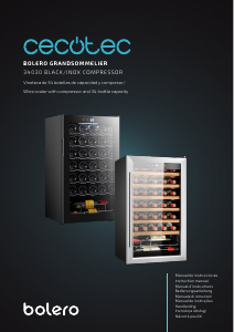 Manuál Cecotec Bolero GrandSommelier 34030 Compressor Vinotéka