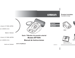Manual de uso Omron BP760N Tensiómetro