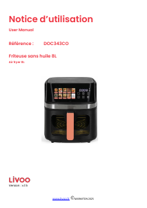 Manual Livoo DOC343CO Deep Fryer