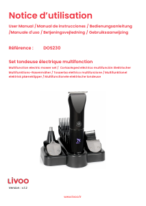 Bedienungsanleitung Livoo DOS230N Haarschneider
