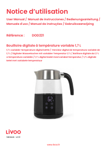 Bruksanvisning Livoo DOD221N Vattenkokare