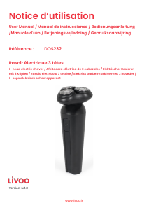 Mode d’emploi Livoo DOS232N Rasoir électrique