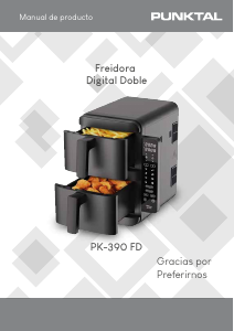 Manual de uso Punktal PK-390 FD Freidora