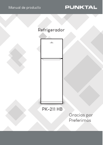 Manual de uso Punktal PK-211 HB Frigorífico combinado