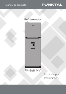 Manual de uso Punktal PK-368 INV Frigorífico combinado