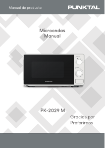 Manual de uso Punktal PK-2029 M Microondas