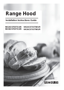 Manuale Samsung NK24C5703TS Cappa da cucina